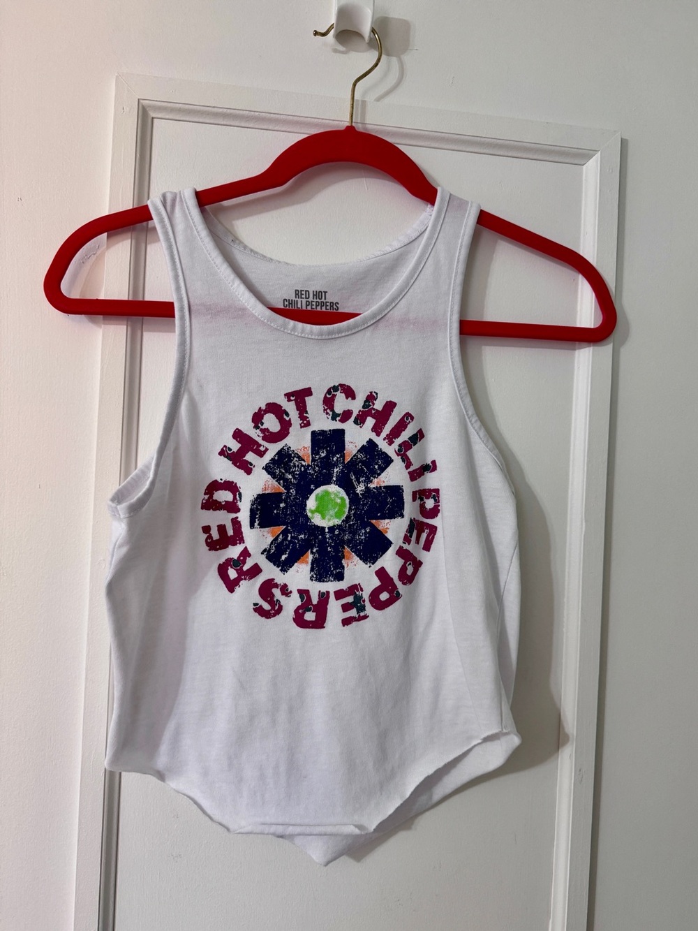 Red Hot Chili Peppers White Tank Top